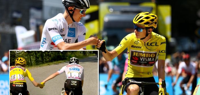 Tour de France 2022, Pogacar cade in discesa e la maglia gialla Vingegaard aspetta il suo rivale