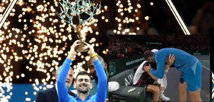 Tennis, Novak Djokovic per la settima volta campione a Parigi-Bercy mostra stoffa e fair play verso l’avversario Grigor Dimitrov